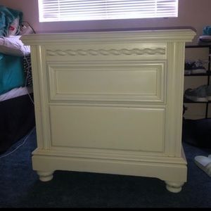 Bassett White Night Stand